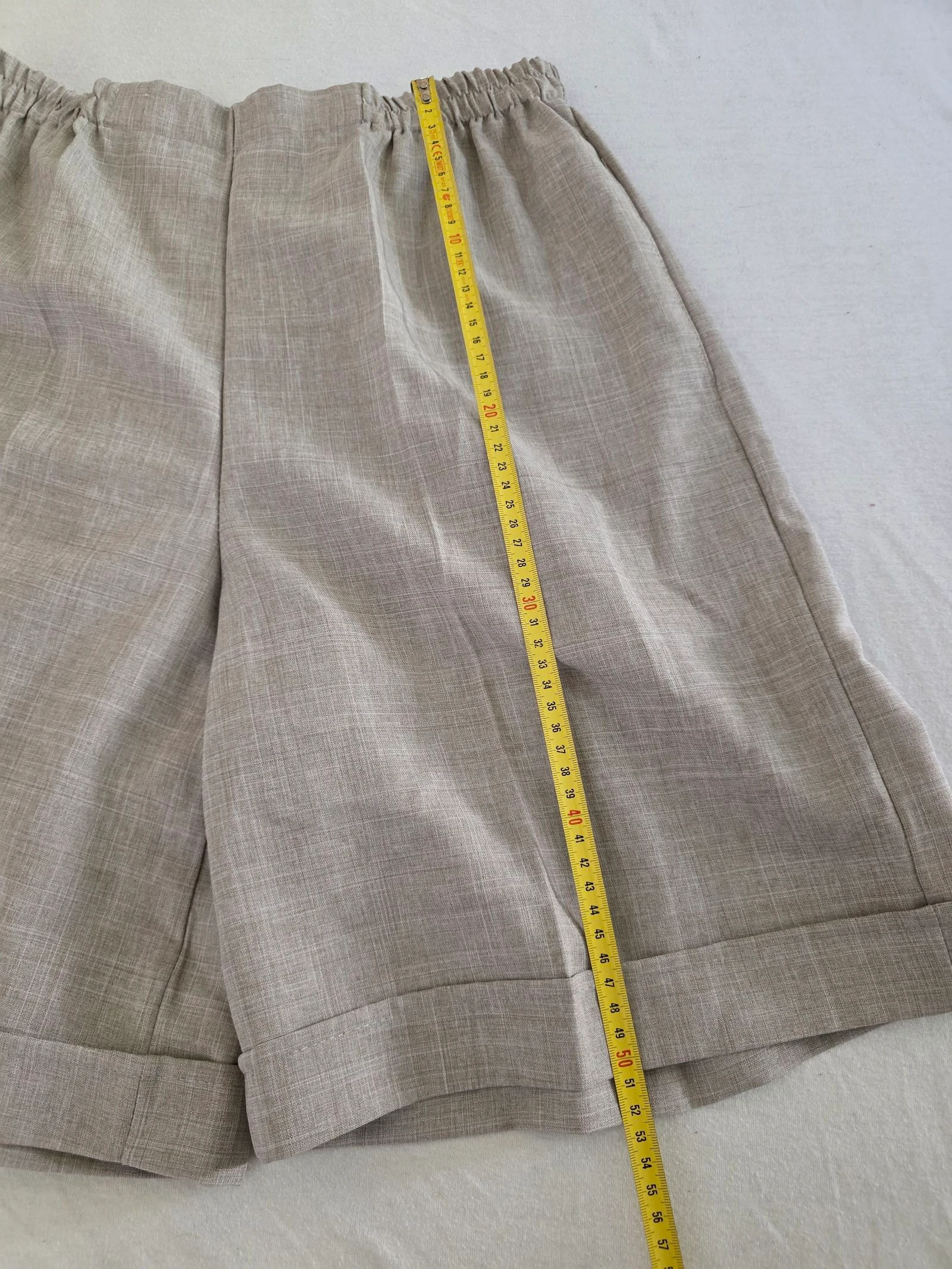 Bermuda estilo short longo / saia-calça 🍒vintage anos 80 fabricado na França🍒tamanho 38/44 – photo 6